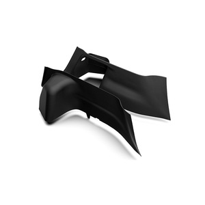 Tesla Model Y Trunk <b>Side</b> Protection <b>Plate</b> Black TPE Adhesive Full Coverage Scratch Resistant Tailgate Protector - Product Image 1