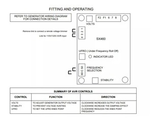 เครื่องกำเนิดไฟฟ้าดีเซลแบบไร้แปรงถ่าน <span class=keywords><strong>AVR</strong></span> SX460 พร้อมวงจรตัวเก็บประจุสีแดง ตัวควบคุมแรงดันไฟฟ้าอัตโนมัติ ราคาโรงงาน SX460 - Product Image 5