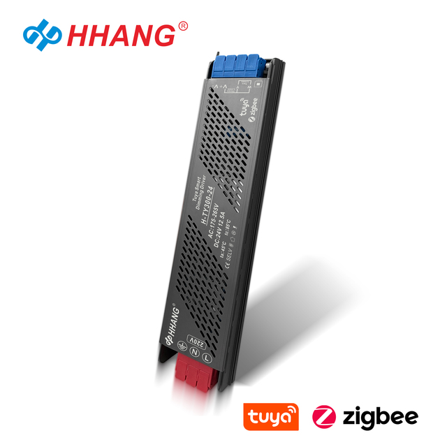 Tuya Zigbee 24V LED Dimmable Power Supply Constant Voltage Driver AC175-265V Smart Control for LED Lighting Projects