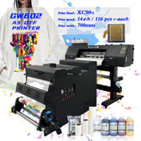 Guangzhou precio de fábrica impresoras de inyección de tinta A2 DTF impresora Dtf pegatina impresa A1 Dtf película de impresora para impresión de transferencia de camisetas