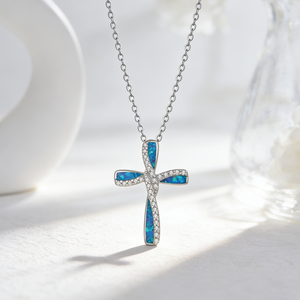<span class=keywords><strong>Damila</strong></span> Hexenknoten-Anhänger 925 Sterling Silber Kreuz-Halskette Perfektes Geschenk für Frauen Freundin - Product Image 1