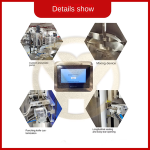 Automatische Einzel-Linien-Abfüll- und Verpackungsmaschine für Flüssigkeiten, Saftkonzentrate, Fruchtfleisch, Ketchup, Soßen und Wasser - Product Image 4