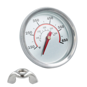 Termómetro de Acero Inoxidable para Barbacoa, 100-300°C, Medidor de Temperatura para Asar y Hornear al Aire Libre - Product Image 4