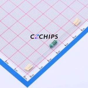 Inductor de Anillo de Color XRAL0410-101K / Componente de Orificio Pasante (THT), D4xL10.5mm 100uH 10% 275mA - Product Image 1