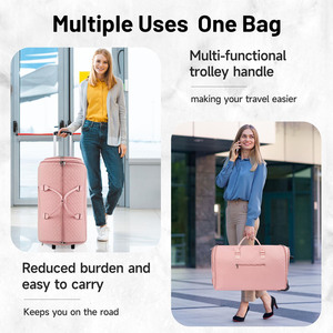 Wheeled <b>Travel</b> <b>Garment</b> <b>Bag</b> with Spacious 93L Capacity Waterproof Fabric and Multi-Pocket Design for Organized <b>Travel</b> - Product Image 3
