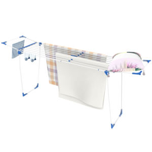 Nouveau produit : Étendoir à linge <span class=keywords><strong>télescopique</strong></span> en métal pour extérieur, <span class=keywords><strong>étagère</strong></span> à serviettes, pliable, <span class=keywords><strong>extensible</strong></span>, gain de place, moderne, pour la salle de lavage - Product Image 2