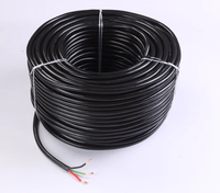 2.5mm ² Câble électrique à 3 conducteurs Câble d'alimentation en cuivre nu flexible isolé en PVC, noir/blanc/gris Rouleau de 100m