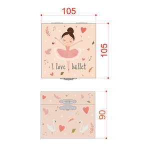 La Doyee Rotating Dancer Swan Lake Song Musical Ballerina Joyero - Product Image 2