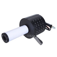 Machine de tir à jet de confettis à LED RVB Pistolet à CO2 électrique avec télécommande en métal durable