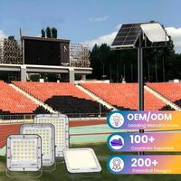 Lámpara Solar LED Inteligente IP66 con Sensor, de Aluminio Fundido a Presión, 9000LM, Regulable, Alta Potencia, Ángulo de Haz de 120°, Control Remoto