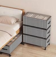 Rangement sous lit avec roulettes - Conteneurs de rangement sous lit, tiroirs et bacs roulants pour vêtements et chaussures