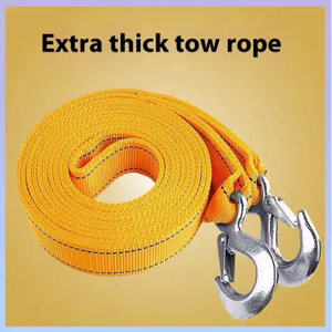 Cordon de remorquage pour voiture, corde de sauvetage, crochet d'aigle, corde de traction en nylon, robuste, épaissie, durable, 3m 4m 5m, double usage pour SUV et moto - Product Image 2