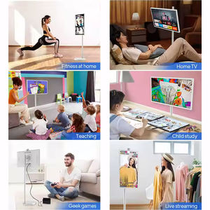 Monitor de TV inteligente Android 23,8 27 32 pulgadas con pantalla táctil, cámara integrada y soporte abatible para entretenimiento educativo familiar - Product Image 6