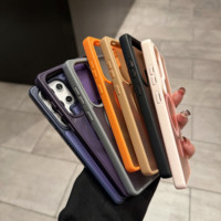 Funda Magnética Delgada Antigolpes para Samsung S23 S24 S25 S26 Ultra, Carcasa Trasera Mate Translúcida con Imán para Samsung A56