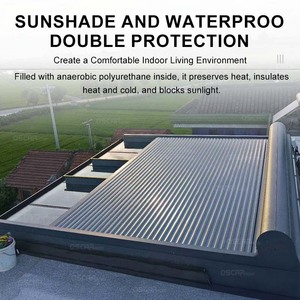 Balcón de Invernadero con Techo Retráctil Motorizado, Diseño Europeo Elegante y Funcional, Ideal para Protección Solar y Contra el Viento - Product Image 2