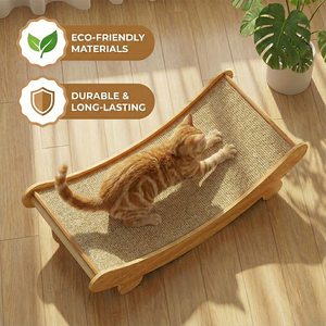 Cama Rascador para Gatos en Forma de U de Lujo, Hecha de Yute Ecológico y Duradero, Resistente a Arañazos y al Desgaste para Mascotas - Product Image 3