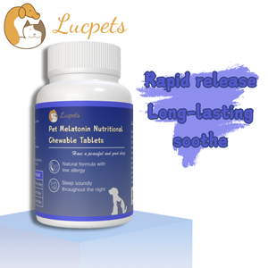 Comprimés à croquer anti-anxiété et induisant le sommeil pour chats et chiens Pet Melatonin Health Care & Supplement Snacks - Product Image 2