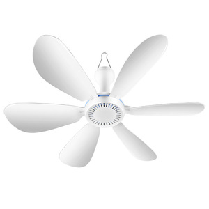 Usb Mini Ceiling Fan 6 Blade Adjustable Speed Remote Control For Dorm School Construction Site - Product Image 2