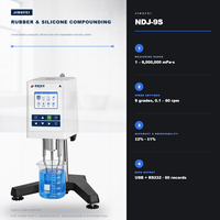 Distributeur et viscosimètre de laboratoire NDJ-9S, 6 000 000 MPa.s max., neuf niveaux de vitesse, OEM et ODM bienvenus