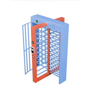 Porta del tornello di controllo di accesso a tutta altezza dipinta codice di carica del tornello barriera oscillante per lo stadio controllo di accesso condiviso - Product Image 5