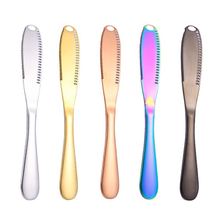 Многофункциональный нож 3 в 1 для хлеба, десерта, разбрасыватель масла, нож для масла из нержавеющей стали