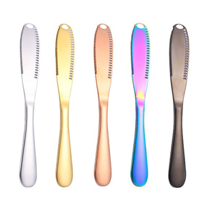 <span class=keywords><strong>Coltello</strong></span> 3 in 1 Multifunzione per Pane e Dessert, Spalmaburro in Acciaio Inossidabile - Product Image 1