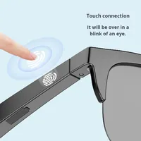 Nouvelles Lunettes Intelligentes Bluetooth F06 F07 F08 pour l'Exportation Transfrontalière, Anti-UV, Tendance, avec Indicateur de Batterie LED et Chipset JL