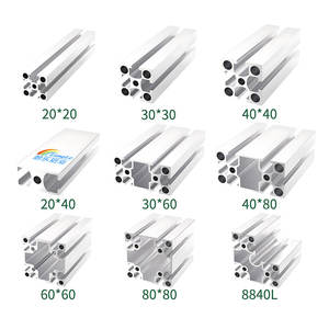 Système d'assemblage modulaire en aluminium anodisé argenté 4545, fabricant de Chine, profilé en aluminium <span class=keywords><strong>Alu</strong></span> 45 mm, profilé en aluminium pour porte 45x45 - Product Image 4