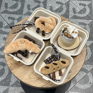 Nuevo Llavero Creativo 2025 con Forma de Nube de Peluche de Chocolate Suave con Luz LED, Colgante de Cuerda Tejida a Mano, Llavero para Coche, Lindo para Mochila - Product Image 5