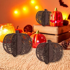 Decoración de Mesa de Calabazas de <span class=keywords><strong>Halloween</strong></span>, Mini Calabazas Artificiales, Centro de Mesa <span class=keywords><strong>para</strong></span> la Cosecha de Otoño, <span class=keywords><strong>para</strong></span> Fiestas de Acción de Gracias, Hogar, Repisa del Chimenea - Product Image 2