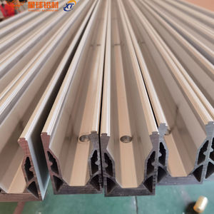 Klassische Aluminium legierung Rund kappe Metallrohr Geländer Balkon Balustrade Glas geländers ystem Glas Deck Geländer - Product Image 6