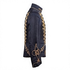 Veste de parade steampunk décorative, uniforme de fanfare, coupe-vent respirant en coton, unisexe - Product Image 2