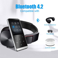 Benjie — mini lecteur mp3 portable avec écran tactile, enregistreur vocal et fonction de radio, capacité de 32 go