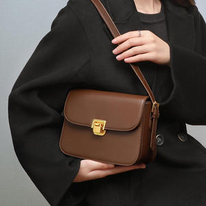AndoBag New Fashion Underarm Shoulder Crossbody <b>Bags</b> for Women Genuine Cow <b>Leather</b> Commute Tofu <b>Small</b> Square <b>Bag</b> 5833 - Product Image 2