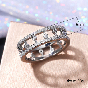 Vintage Double Row Music <b>Note</b> Ring for Women Openwork Fashion Finger Jewelry - Product Image 5