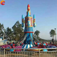 Fun Fair équipement de parc d'attractions en plein air carnaval manèges avion hélicoptère auto-contrôle avion pour enfants adultes