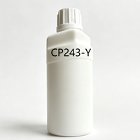 Encre K CP243-Y à base de solvant pour imprimante à jet d'encre continu, respectueuse de l'environnement, garantit des résultats d'impression nettoyés