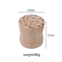 2 PCS Poids à motif de tissu en bois avec clapet de tailleur Poids de couture pour outils de couture et de courtepointe