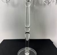 Nouveau Porte-Bougie Transparent en Acrylique pour Anniversaire, Mariage, Décoration de Couloir, Centre de Table de Salle de Banquet, Ornement Moderne