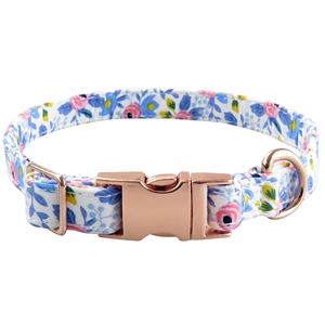 Collar para Perro con Estampado Floral y Lazo, Collar Ajustable y Suave para Mascotas con Hebilla Metálica en Forma de Serpiente para Perros Pequeños y Medianos, Gatos, Venta al por Mayor - Product Image 2