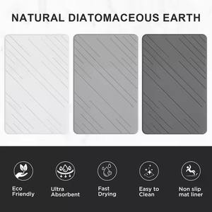 מרקיע חדש קטן בוץ אבן יבש מחצלת חדר אמבטיה דיאטומיט כדור הארץ מחצלת מחצלת לסביבה מחצלת דיאטומיט - Product Image 4