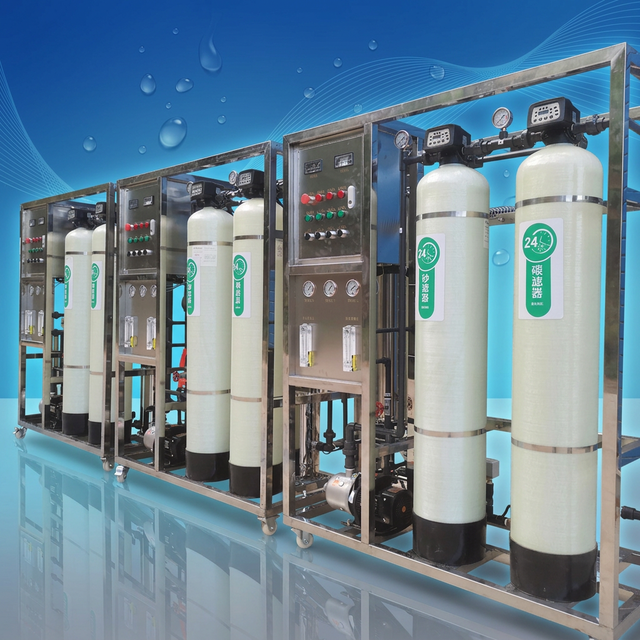 Factory Price Industrial 500LPH 1000LPH Reverse Osmosis System RO Water Purifier Machine Pure Drinking Water Production Plant