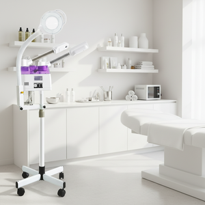 Oferta Económica, Nuevo Equipo de Belleza, Vaporizador Facial de Tamaño Pequeño para Hidratación de la Piel, Vaporizador Facial con <span class=keywords><strong>Ozono</strong></span> Frío y Caliente con Lámpara - Product Image 1