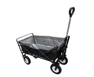 Paslanmaz çelik katlanır kamp sepeti depolama sepeti ile açık Handcart uygun alışveriş vagon - Product Image 6