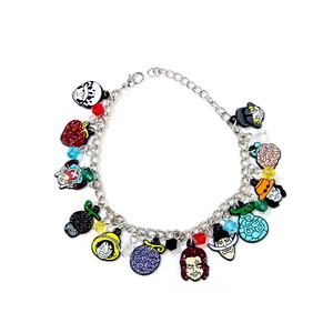 Pulsera de una pieza King of Navigation Luffy Essaab White Beard Frenchman Devil Fruit Pulsera de metal de dibujos animados - Product Image 5