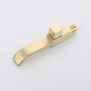 New Design Chrome 180 Degree Brass Spout Single Handle Ceramic Rain <b>Spray</b> Patterns Wall-<b>Mounted</b> HD-390 Brass Spout - Product Image 2