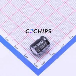 Condensador Electrolítico de Aluminio de Montaje Pasante ESK337M1VG1BRR, Componente de Montaje Pasante (THT), D10xL12.5mm 330uF 20% 35V 5mm - Product Image 1