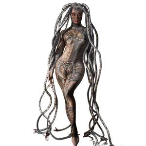 <span class=keywords><strong>Disfraz</strong></span> De Monstruo De Terror Con Tentáculos Largos De <span class=keywords><strong>Serpiente</strong></span> Para <span class=keywords><strong>Halloween</strong></span> Para Mujer, Body De Una Pieza Para Actuación Escénica - Product Image 1