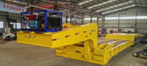 Tri Axle Detachable Gooseneck <strong>Low</strong> <strong>Loader</strong> 40FT Lowbed Trailer 60 Ton Lowboy <strong>Loader</strong> Trailers for Sale Lowboy Trailers - Product Image 5
