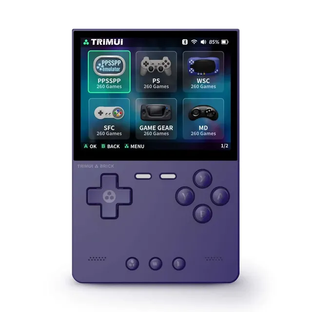 2026 Newest Trimui Retro Classic Arcade Handheld Game Console 3000mAh 3.2-inch IPS Screen Brick Handheld Game Players